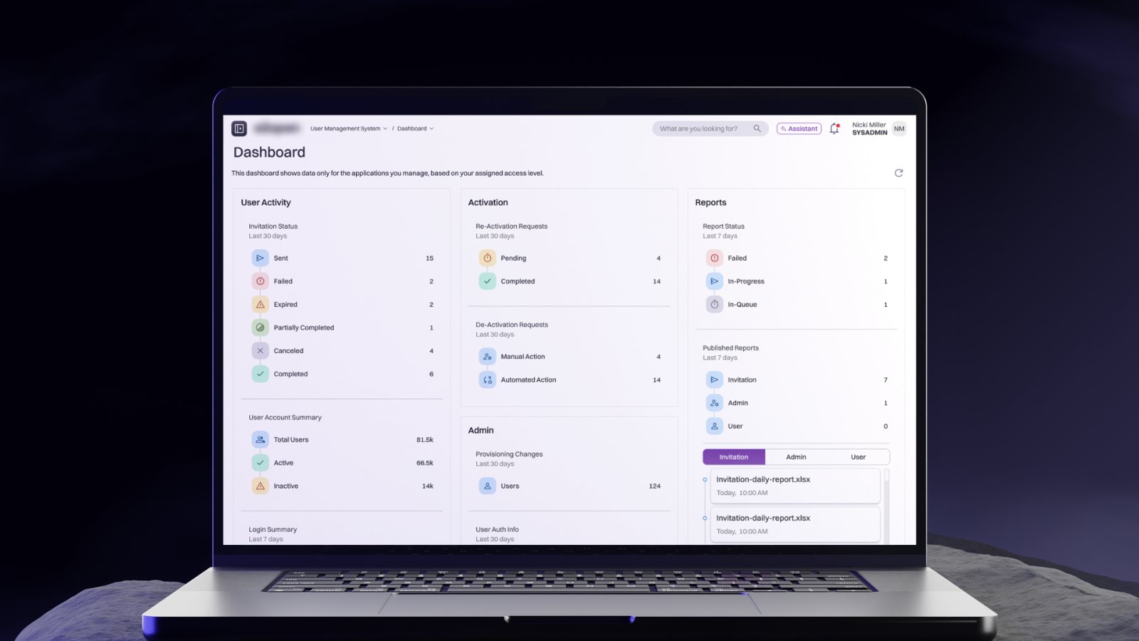 User Management Console